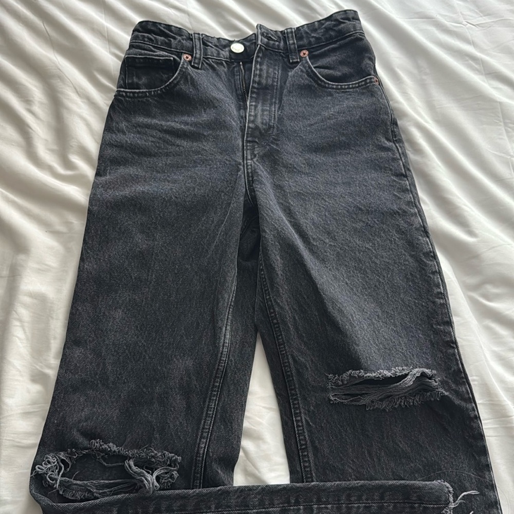 Zara high waisted flare jeans